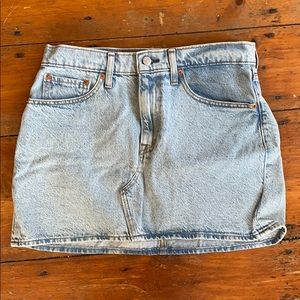 Jean mini skirt- Levi Strauss